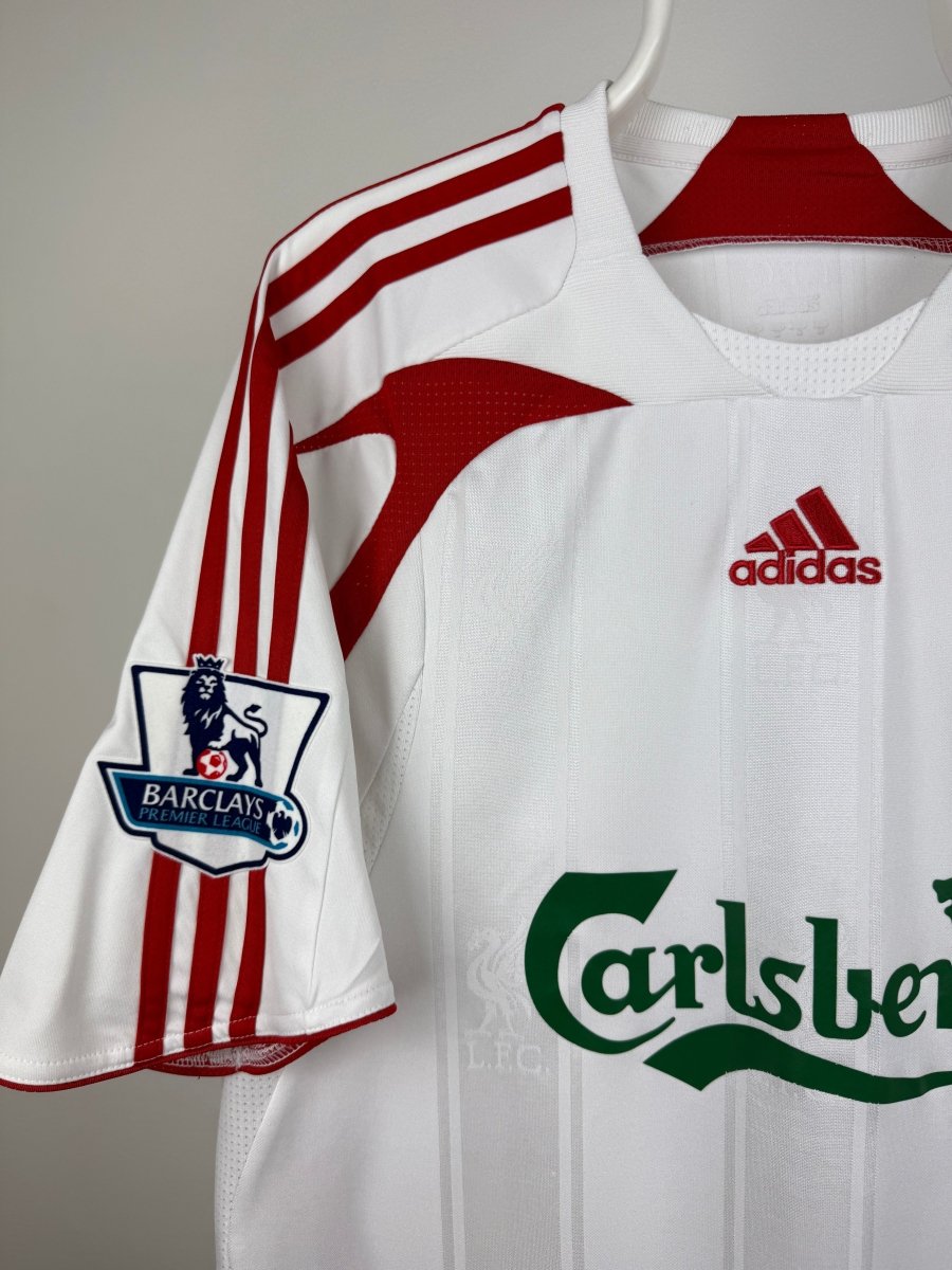 Steven Gerrard - Liverpool 2007/08 udebane trøje M 🏴 Fodboldshoppen_dk 3