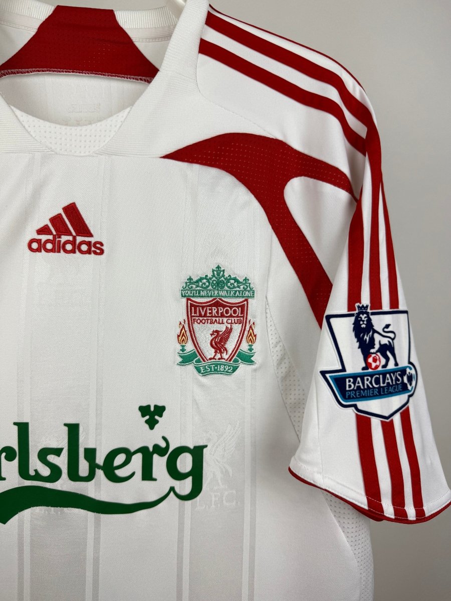Steven Gerrard - Liverpool 2007/08 udebane trøje M 🏴 Fodboldshoppen_dk 4