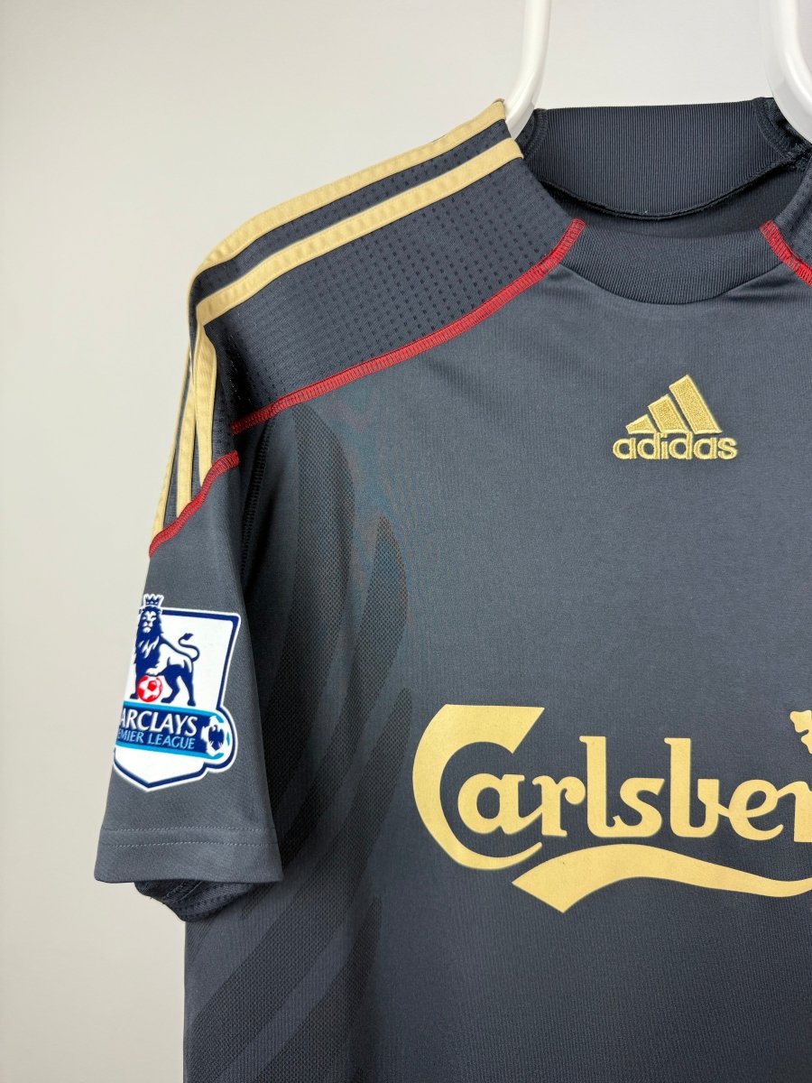 Steven Gerrard - Liverpool 2009/10 udebane trøje M 🏴 Fodboldshoppen_dk 3