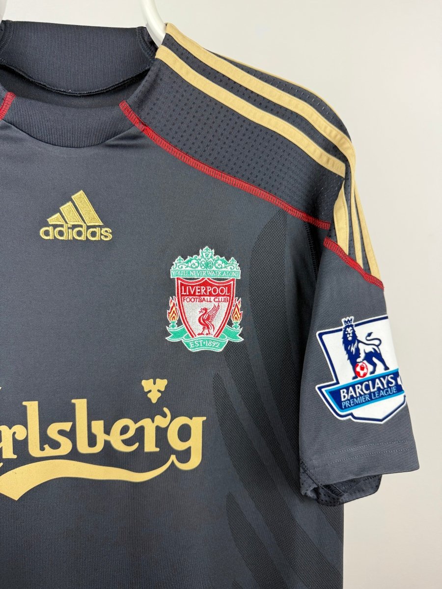 Steven Gerrard - Liverpool 2009/10 udebane trøje M 🏴 Fodboldshoppen_dk 4