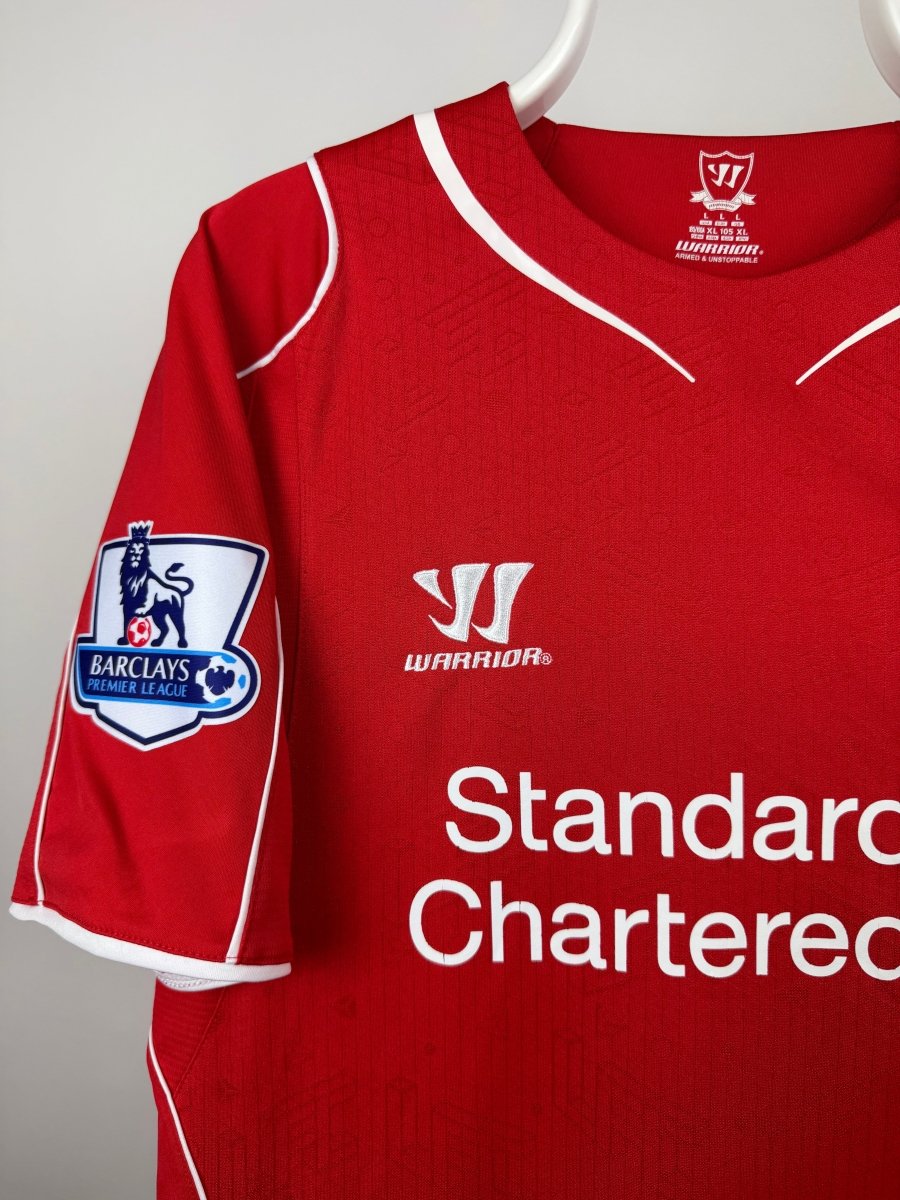 Steven Gerrard - Liverpool 2014/15 hjemmebane trøje L 🏴 Fodboldshoppen_dk 3