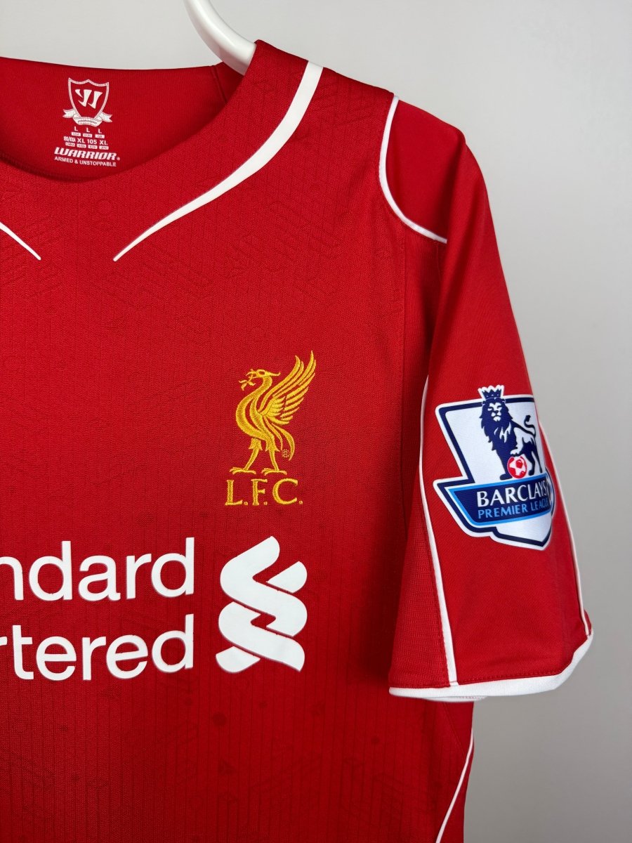 Steven Gerrard - Liverpool 2014/15 hjemmebane trøje L 🏴 Fodboldshoppen_dk 4