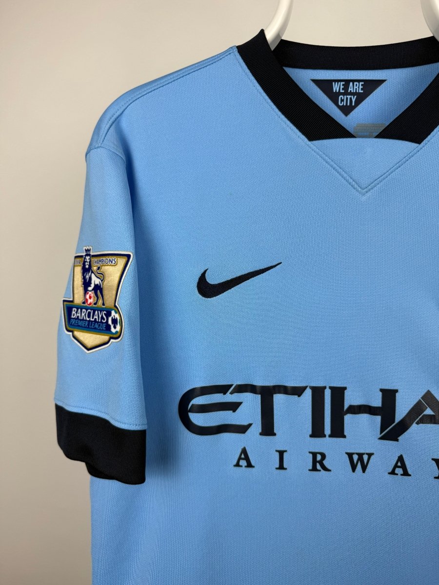 Yaya Toure - Manchester City 2014/15 hjemmebane trøje M 🇨🇮 Fodboldshoppen_dk 3