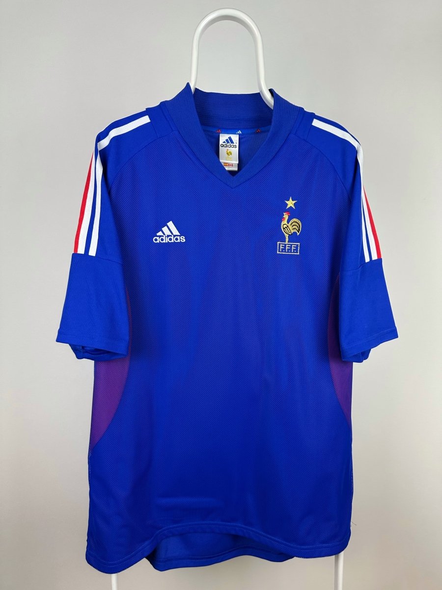 Zinedine Zidane - Frankrig 2002 hjemmebane trøje XL 🇫🇷 Fodboldshoppen_dk 2