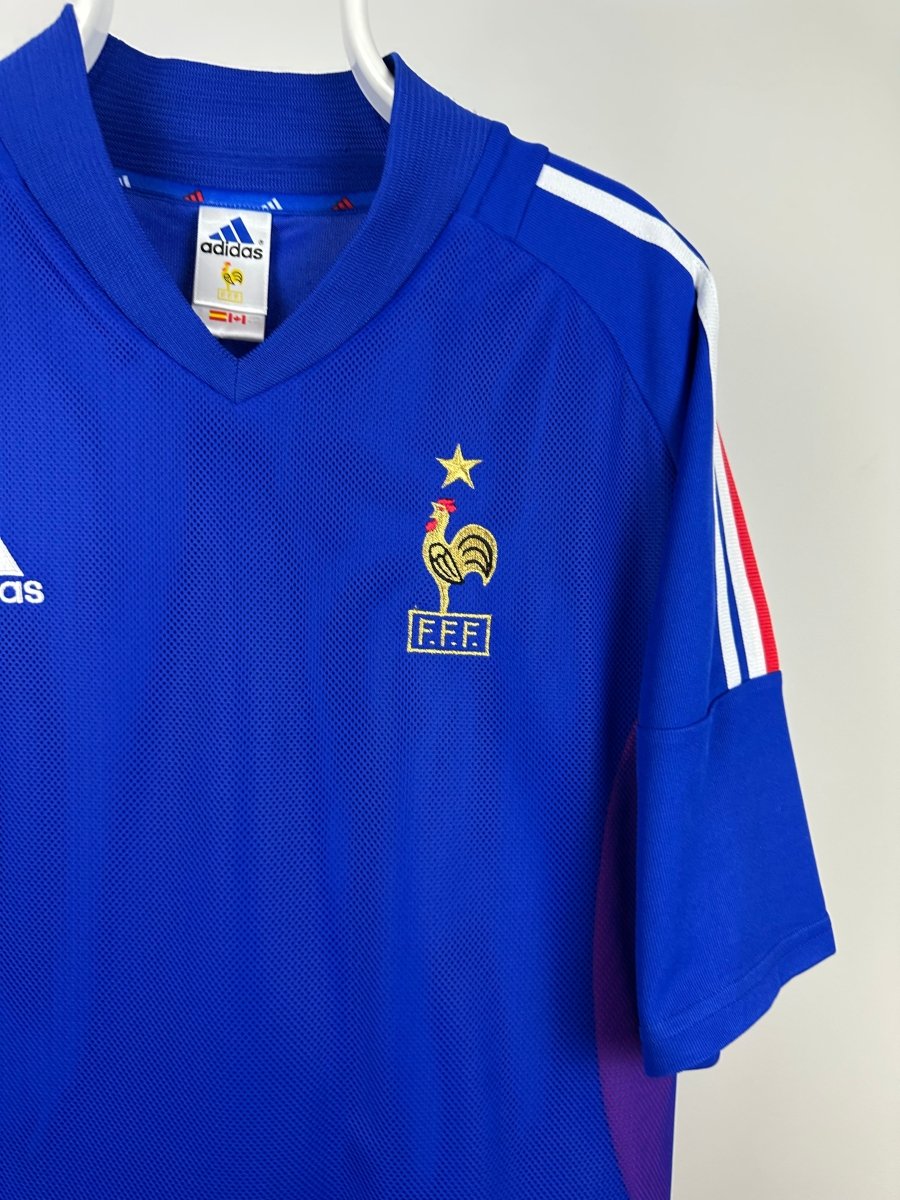 Zinedine Zidane - Frankrig 2002 hjemmebane trøje XL 🇫🇷 Fodboldshoppen_dk 4