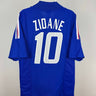 Zinedine Zidane - Frankrig 2002 hjemmebane trøje XL 🇫🇷 Fodboldshoppen_dk 1
