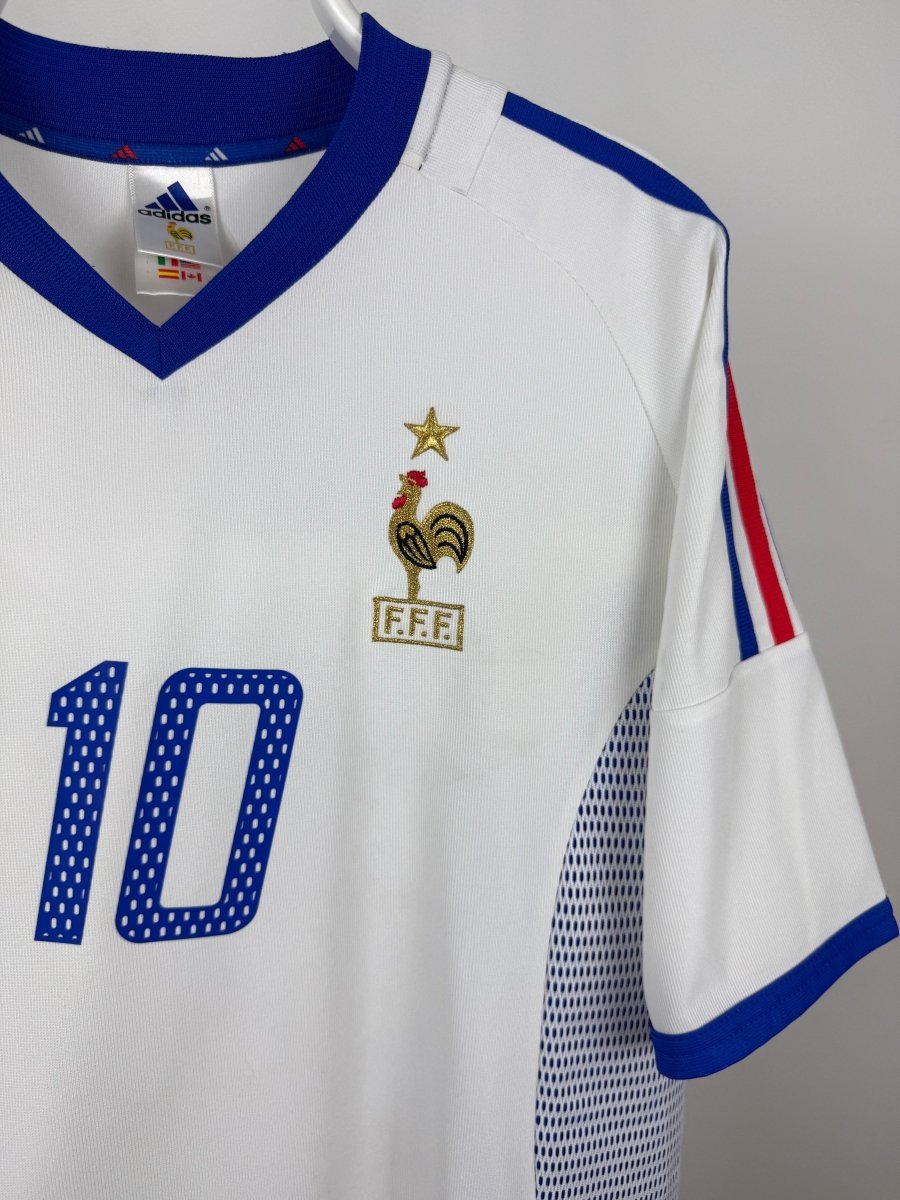 Zinedine Zidane - Frankrig 2002 udebane trøje L 🇫🇷 Fodboldshoppen_dk 4