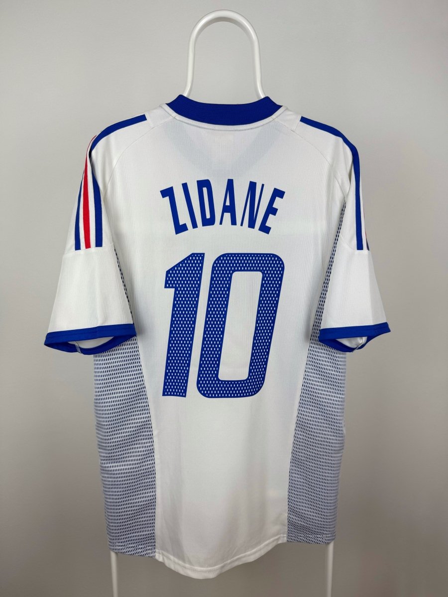 Zinedine Zidane - Frankrig 2002 udebane trøje L 🇫🇷 Fodboldshoppen_dk 1
