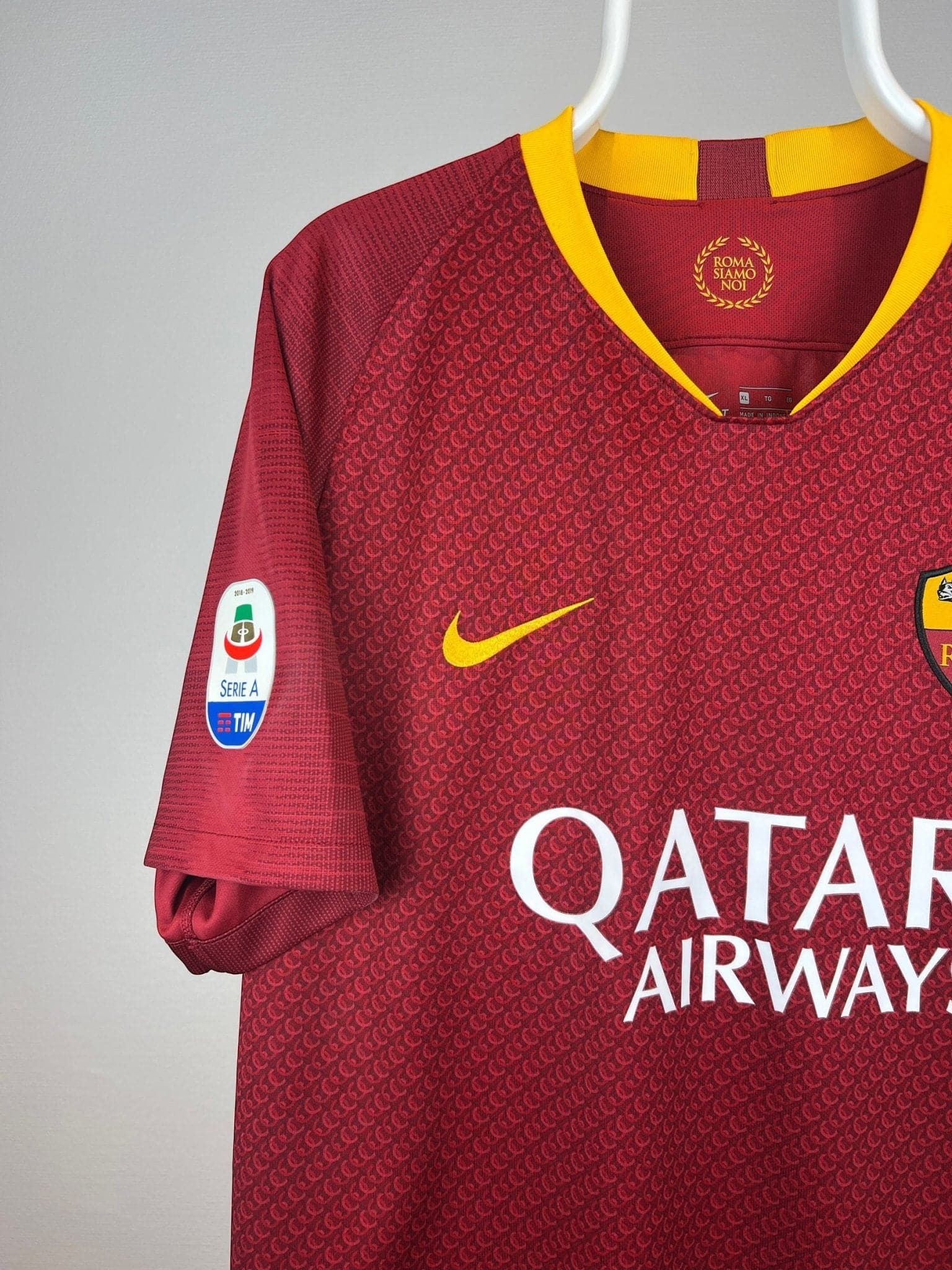 Alessandro Florenzi - Roma 2018/19 hjemmebane trøje XL 🇮🇹 Fodboldshoppen_dk 3