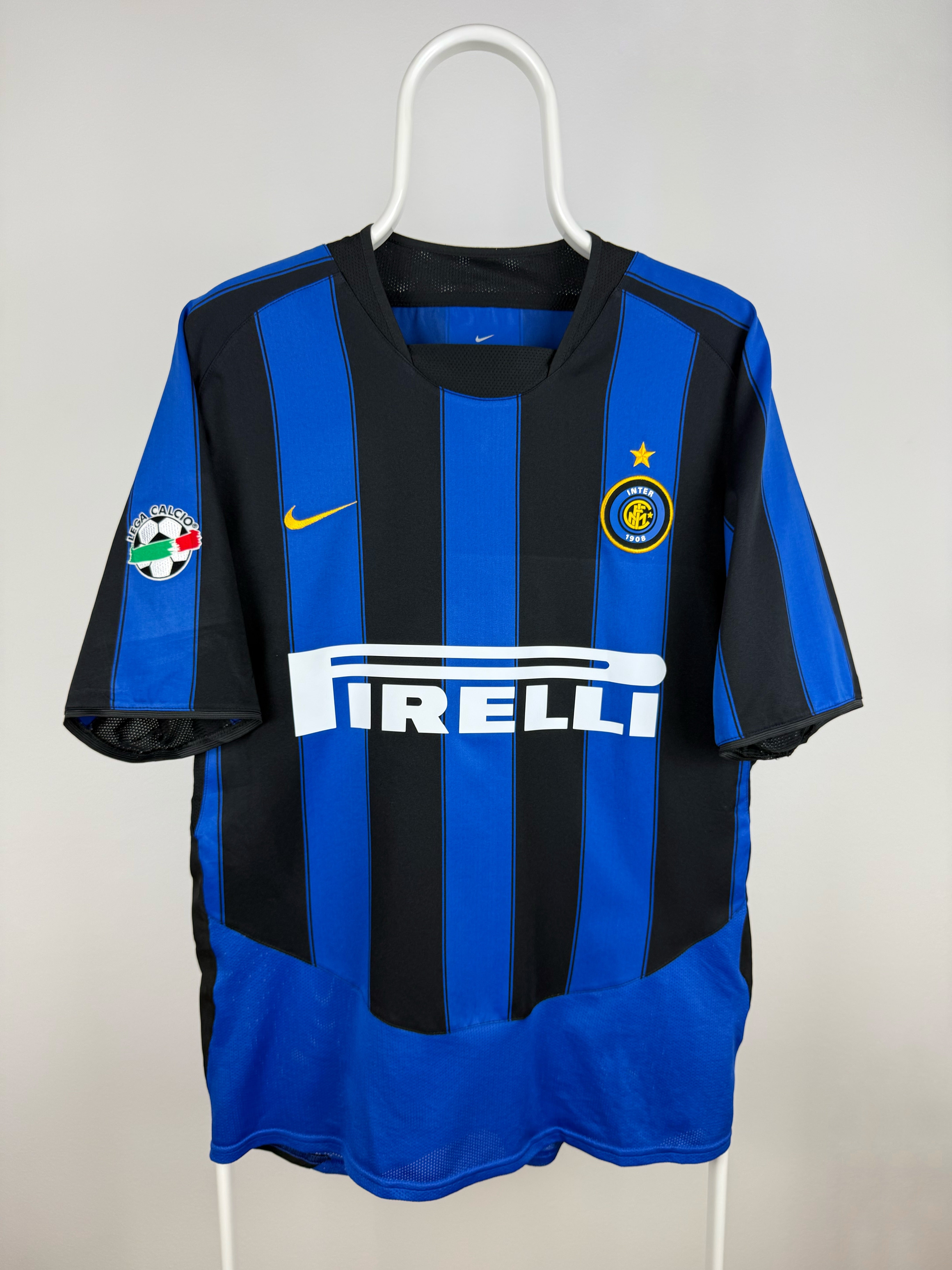 Adriano - Inter 2003/04 hjemmebane trøje M 🇧🇷