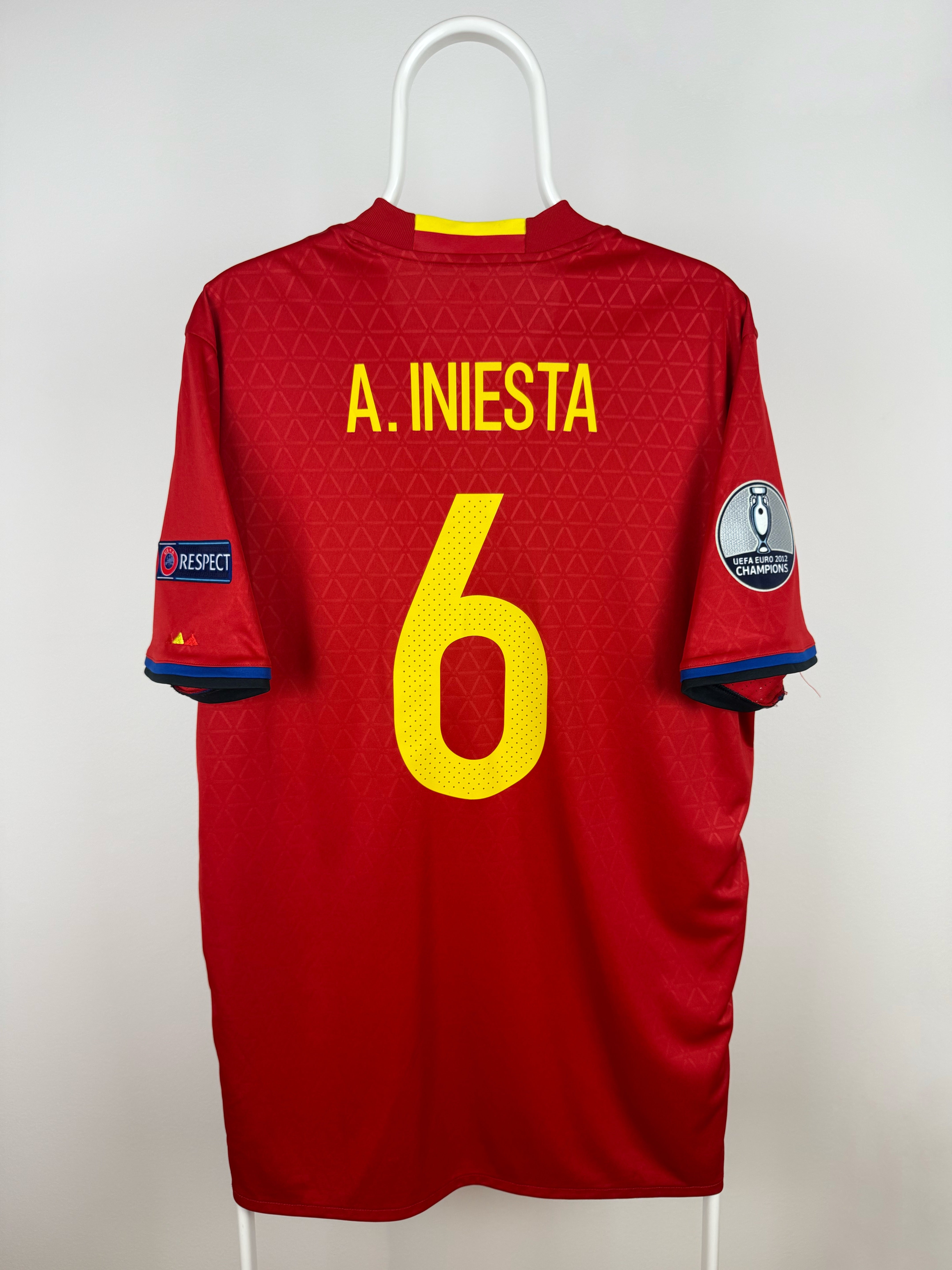 Andres Iniesta - Spanien 2016 hjemmebane trøje XL 🇪🇸