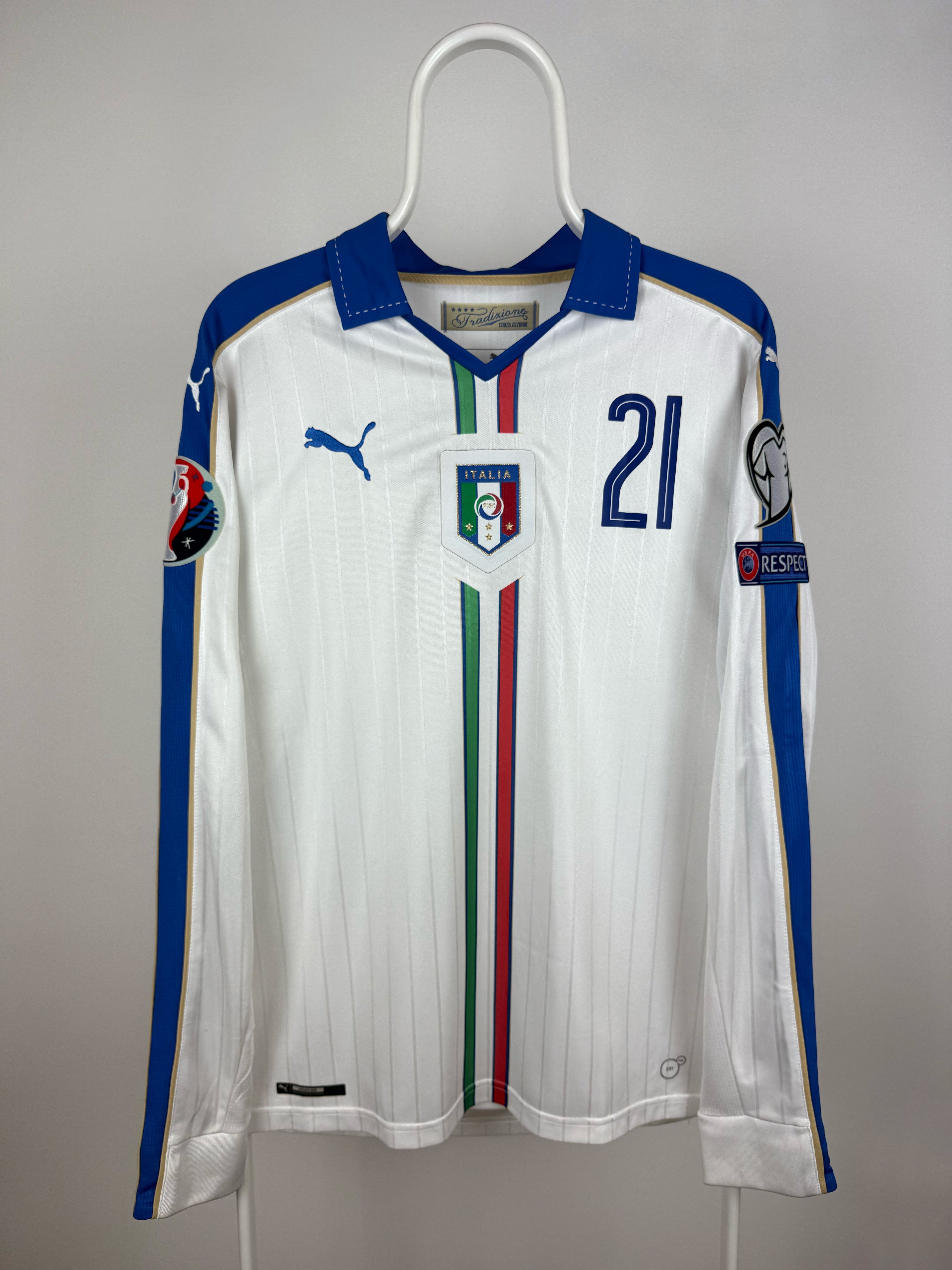 Andrea Pirlo - Italien 2015 udebane trøje M 🇮🇹