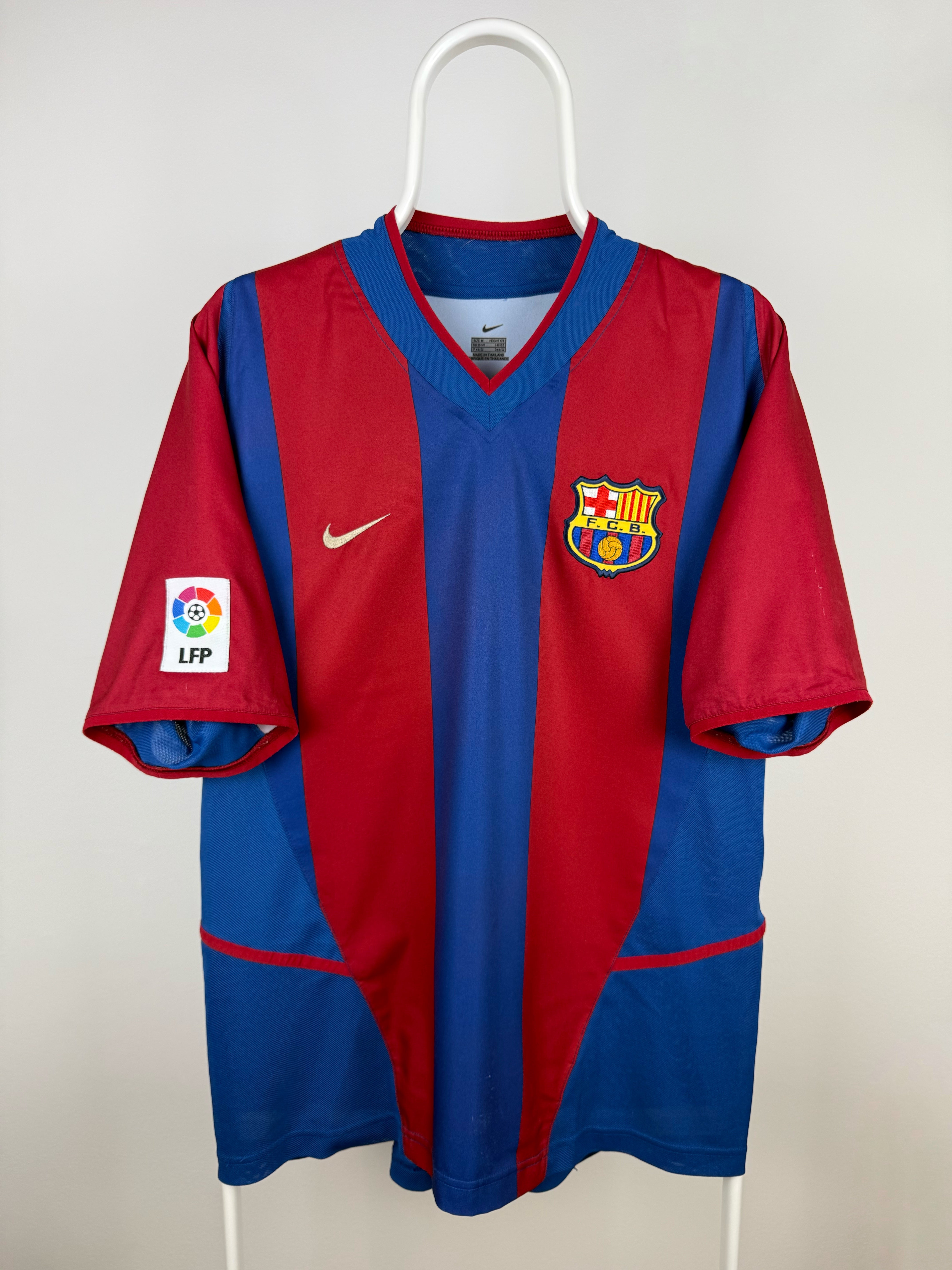 Carlos Puyol - FC Barcelona 2002/03 hjemmebane trøje M 🇪🇸