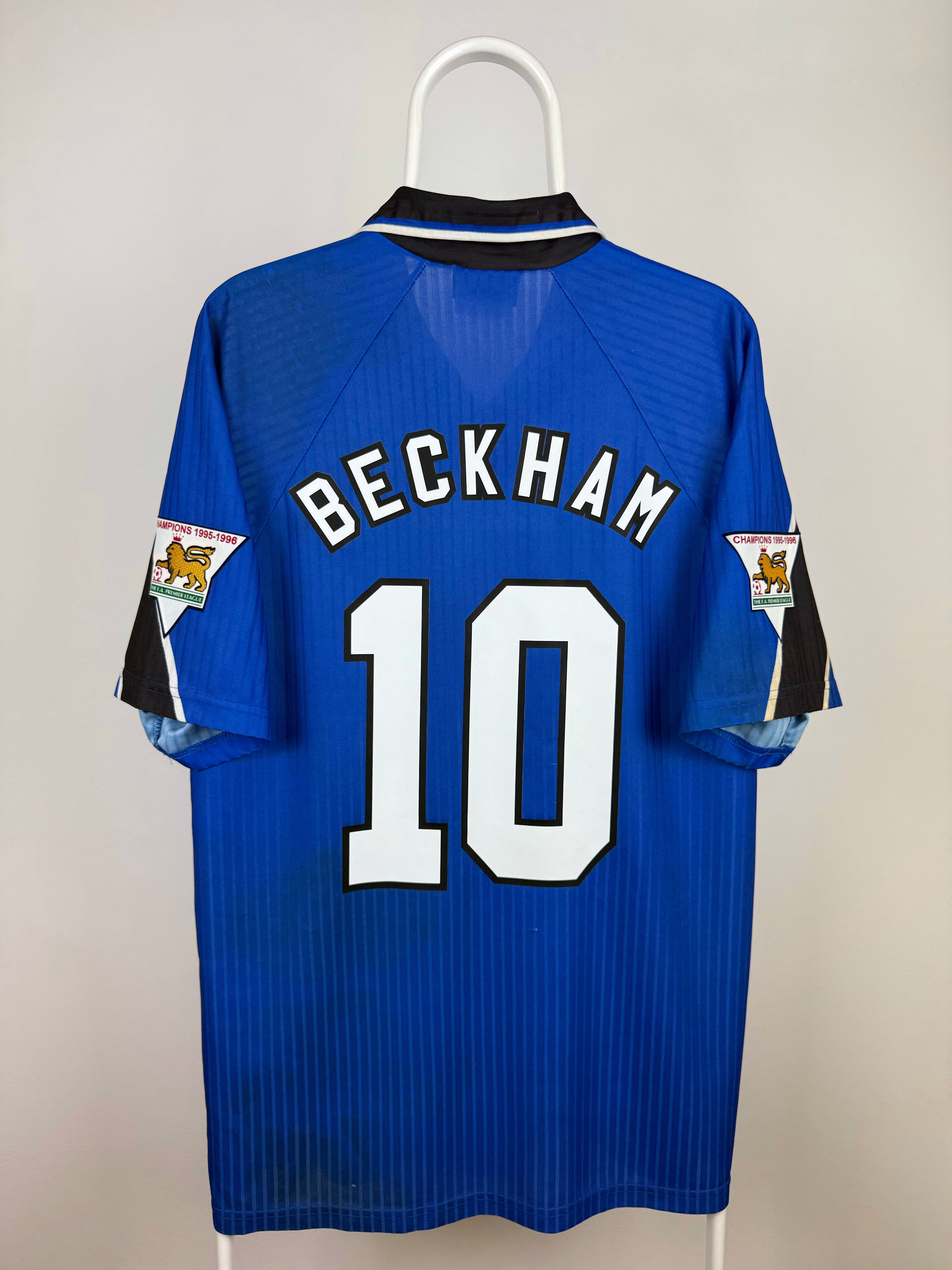 David Beckham - Manchester United 1996/97 udebane trøje XL 🏴󠁧󠁢󠁥󠁮󠁧󠁿