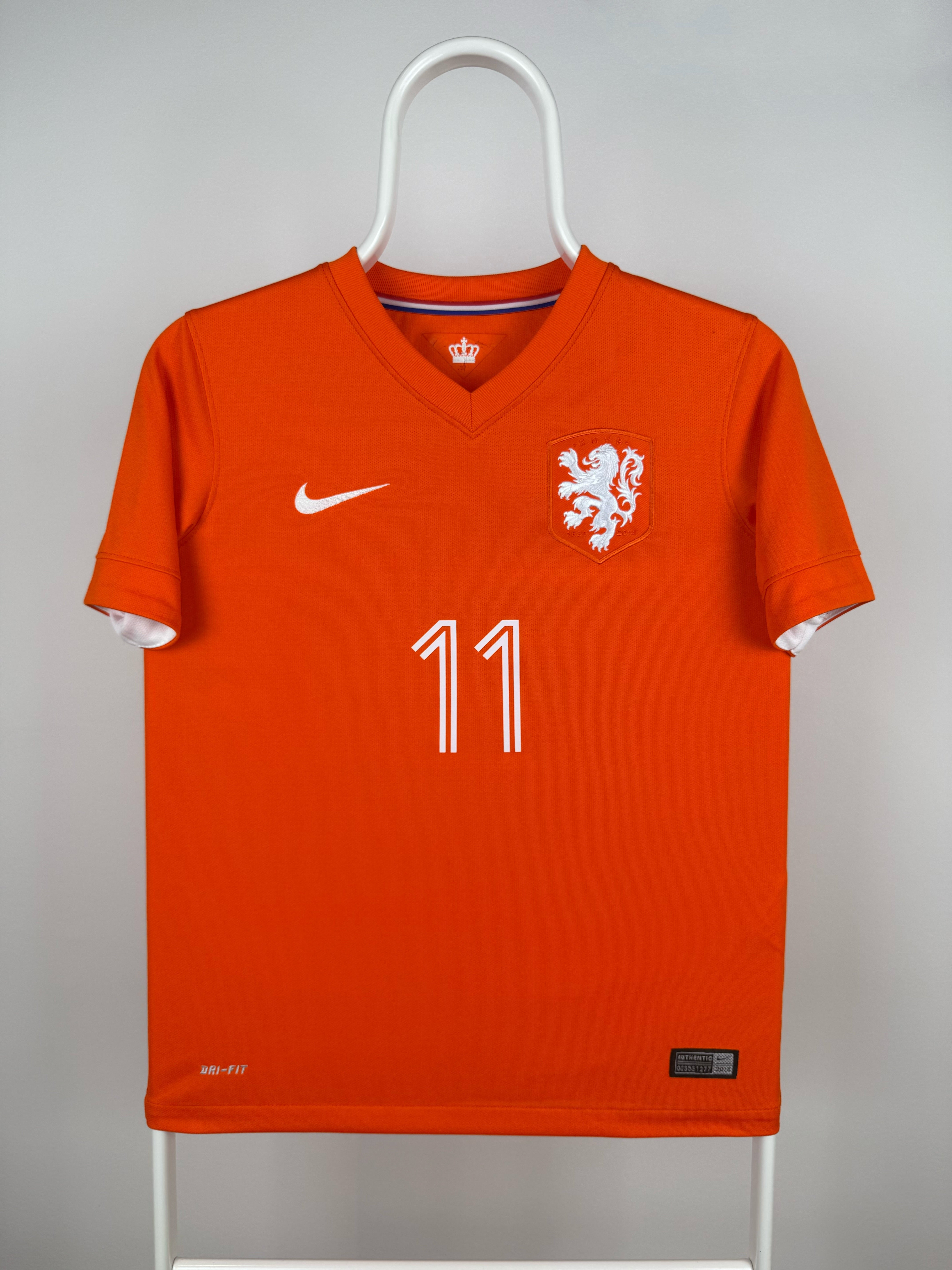 Arjen Robben - Holland 2014 hjemmebane trøje børne str. M 🇳🇱
