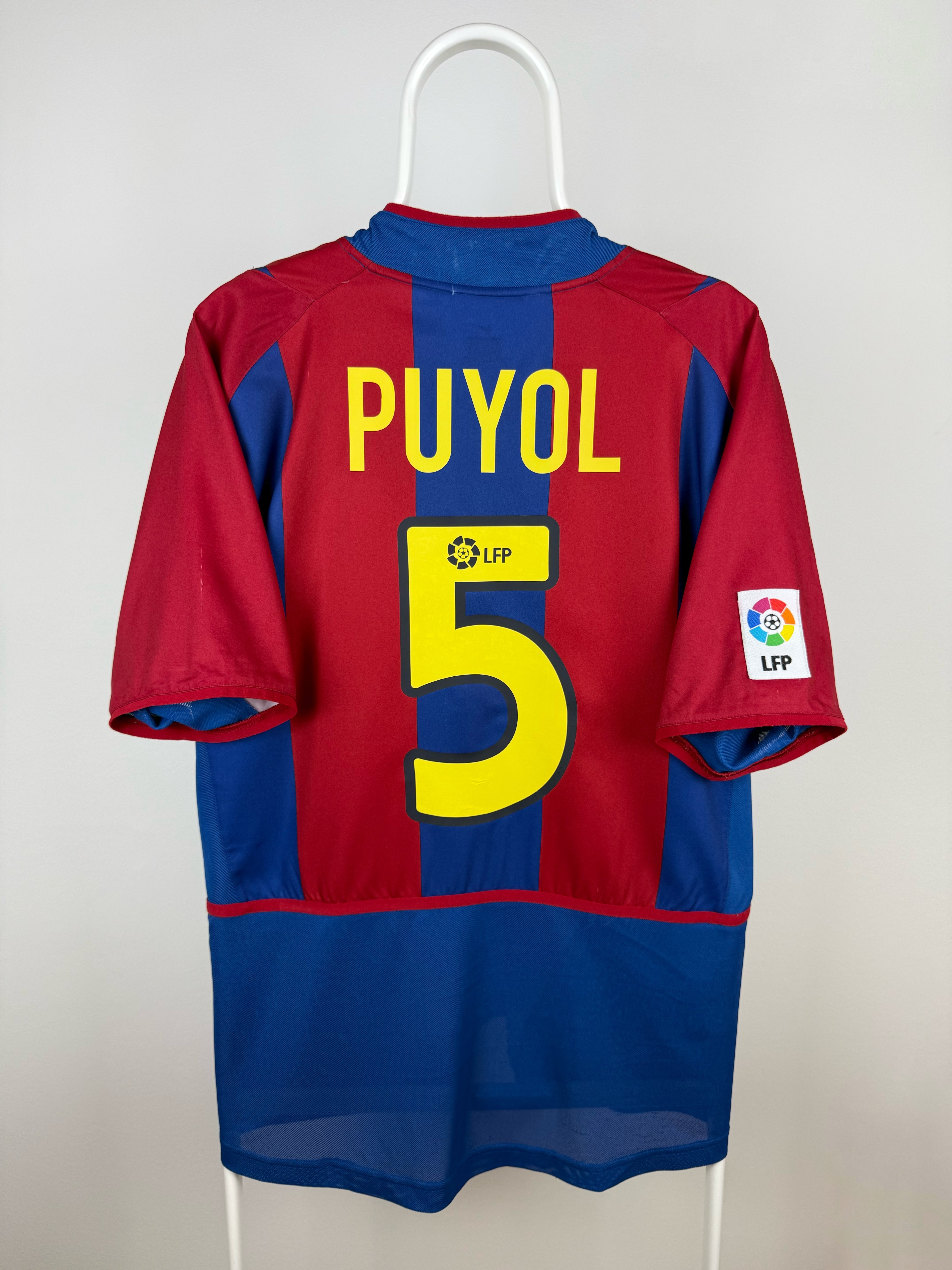 Carlos Puyol - FC Barcelona 2002/03 hjemmebane trøje M 🇪🇸