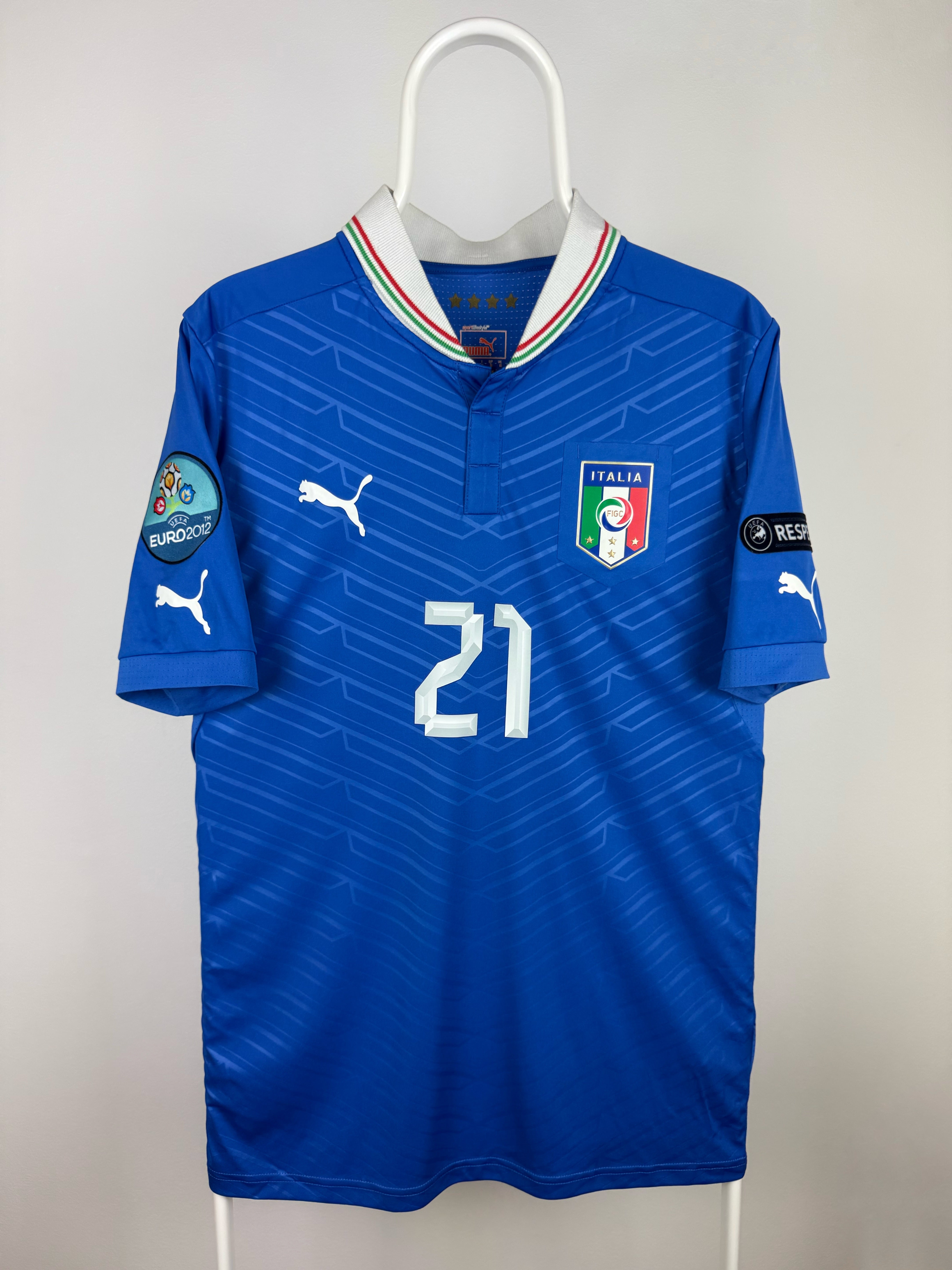 Andrea Pirlo - Italien 2012 hjemmebane trøje M 🇮🇹