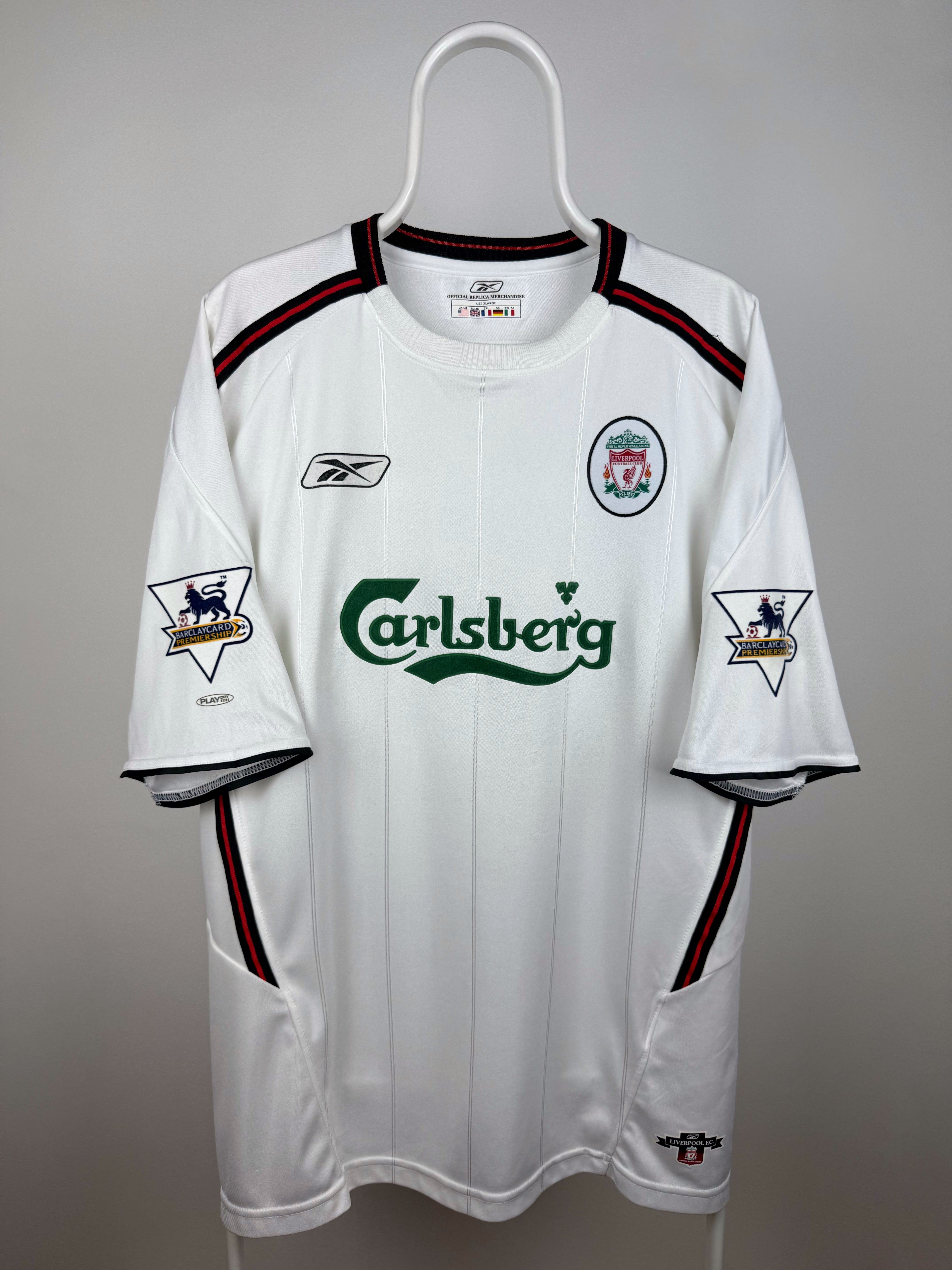 Steven Gerrard - Liverpool 2003/04 udebane trøje XL 🏴󠁧󠁢󠁥󠁮󠁧󠁿
