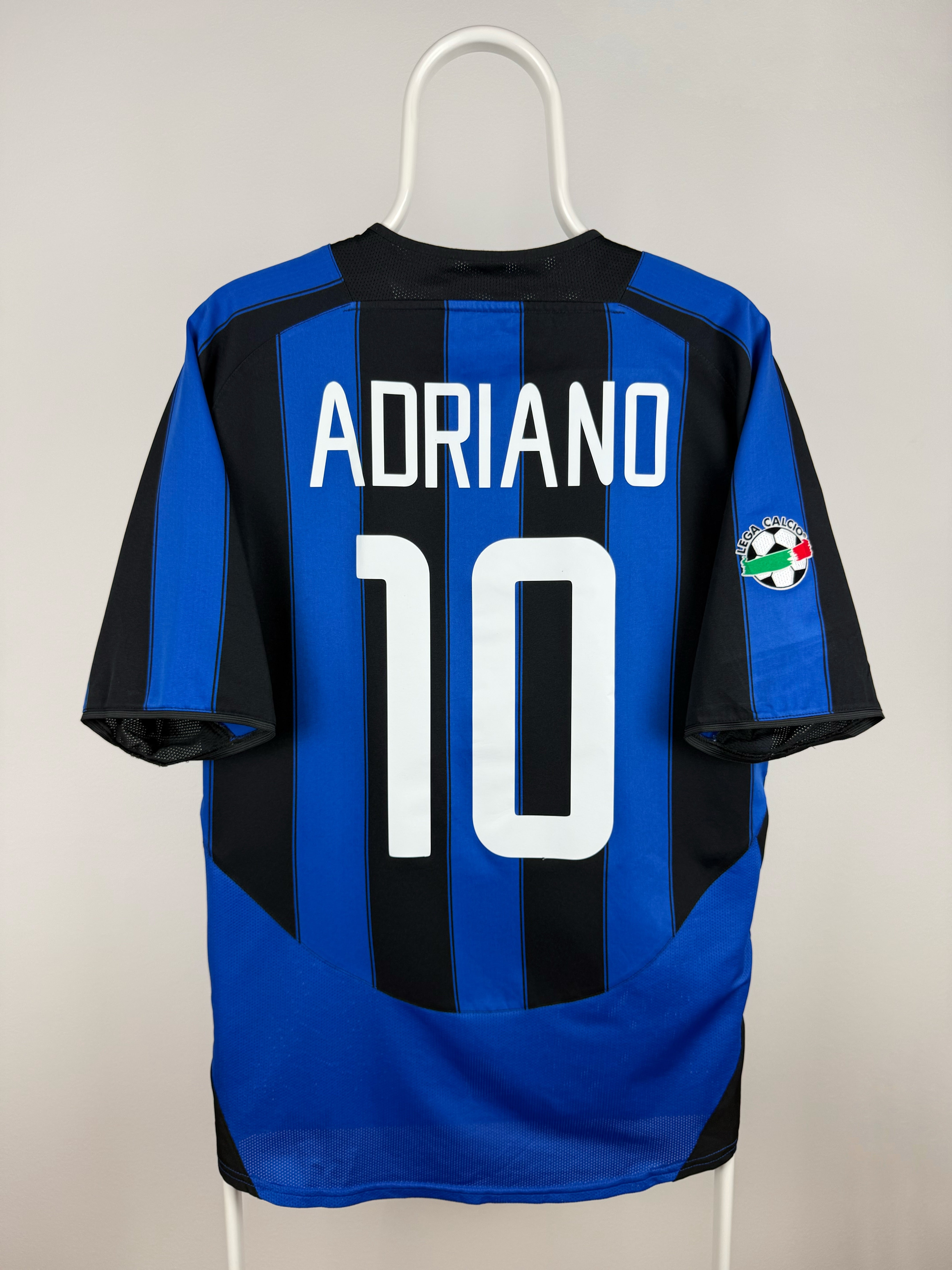Adriano - Inter 2003/04 hjemmebane trøje M 🇧🇷