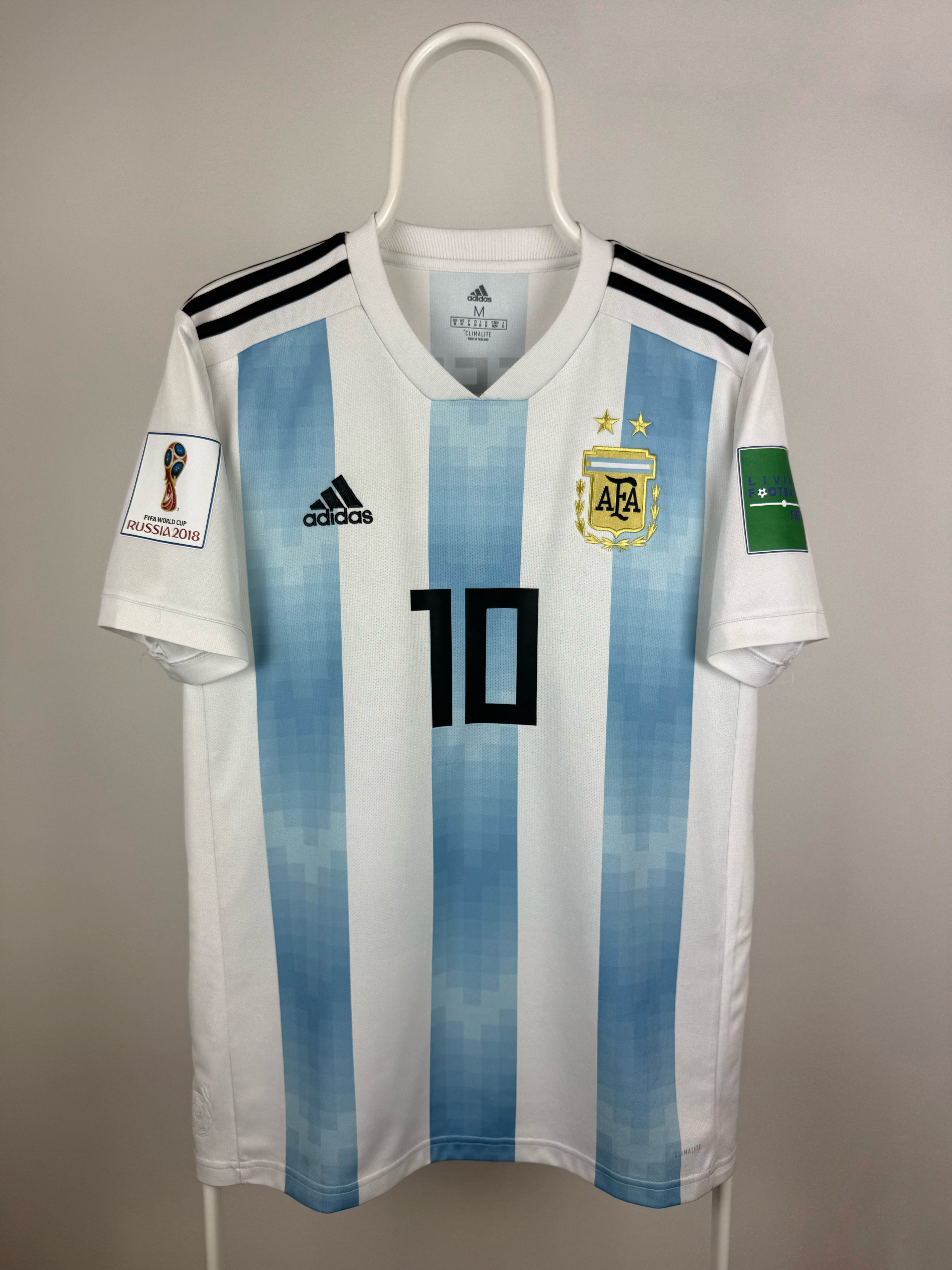 Lionel Messi - Argentina 2018 hjemmebane trøje M 🇦🇷