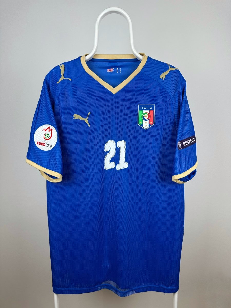 Andrea Pirlo - Italien 2008 hjemmebane trøje L 🇮🇹 Fodboldshoppen_dk 2