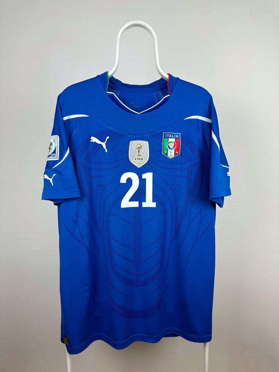 Andrea Pirlo - Italien 2010 hjemmebane trøje L 🇮🇹 Fodboldshoppen_dk 2