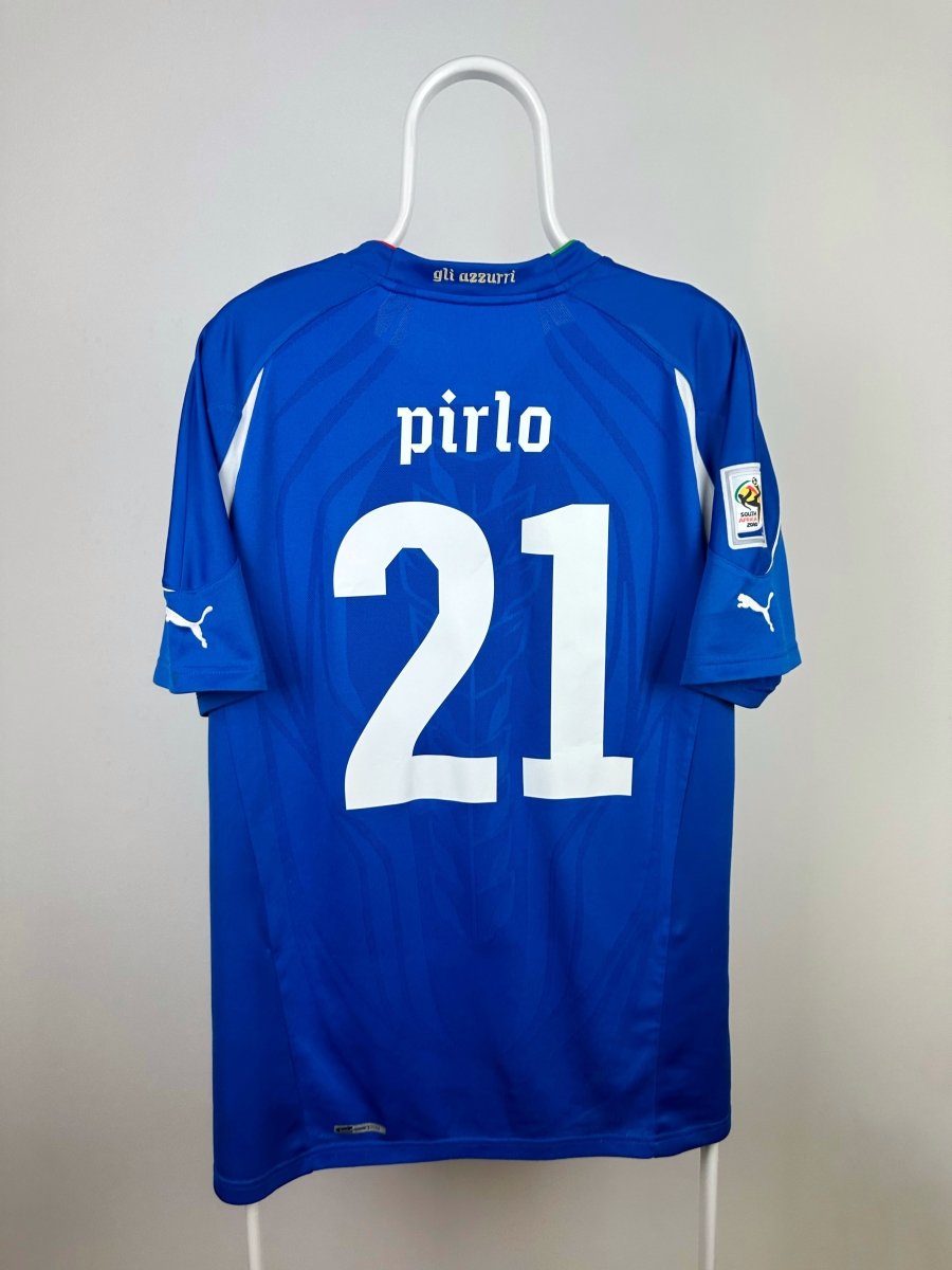 Andrea Pirlo - Italien 2010 hjemmebane trøje L 🇮🇹 Fodboldshoppen_dk 1