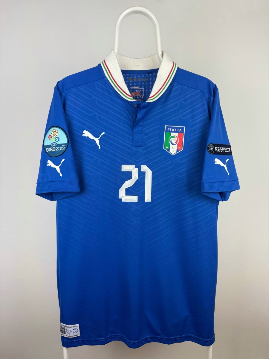 Andrea Pirlo - Italien 2012 hjemmebane trøje L 🇮🇹 Fodboldshoppen_dk 2