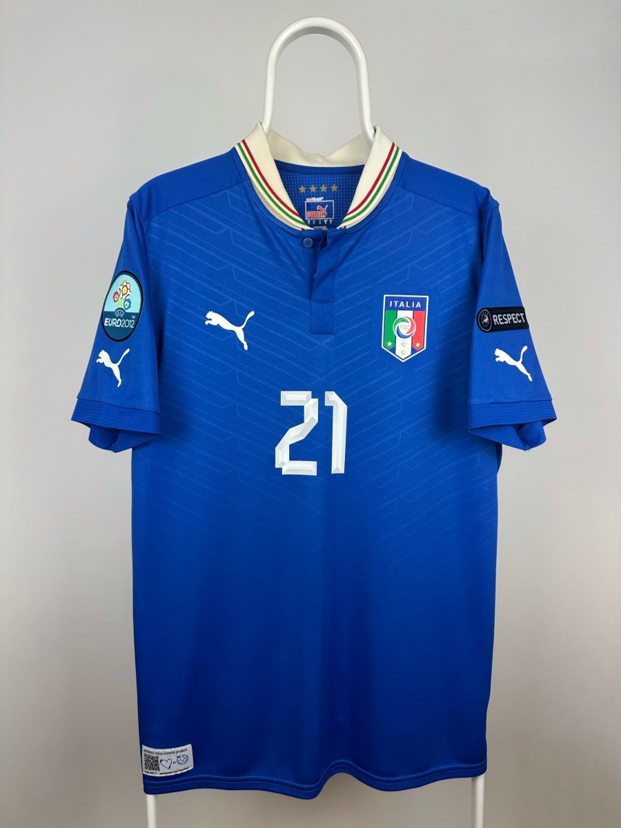 Andrea Pirlo - Italien 2012 hjemmebane trøje L 🇮🇹 Fodboldshoppen_dk 2