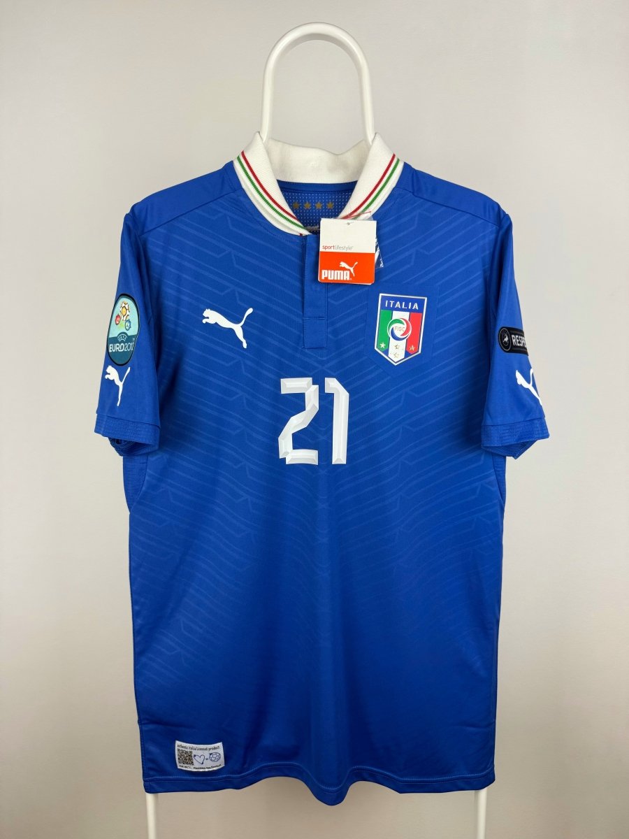 Andrea Pirlo - Italien 2012 hjemmebane trøje M 🇮🇹 Fodboldshoppen_dk 2
