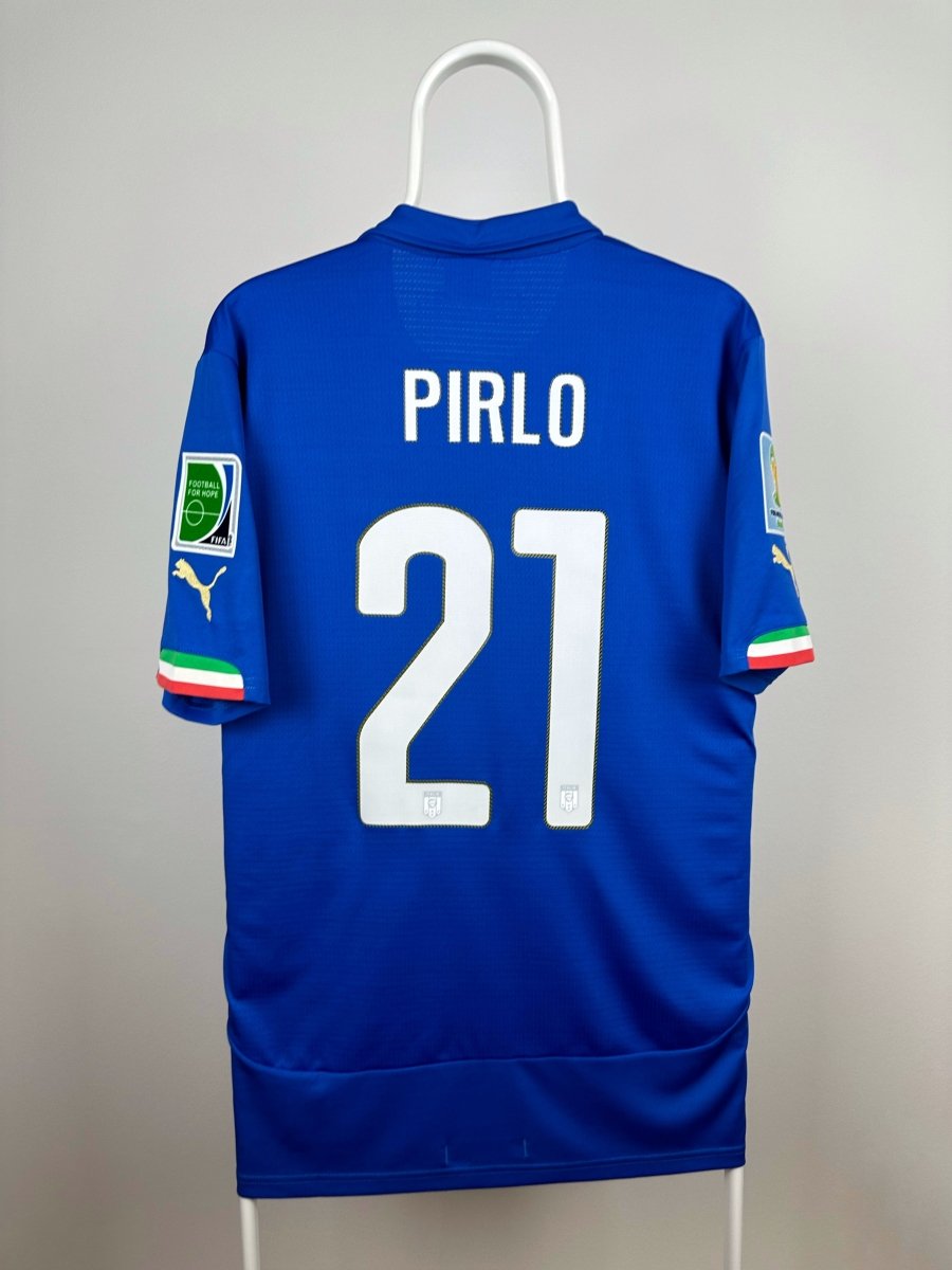 Andrea Pirlo - Italien 2014 hjemmebane trøje L 🇮🇹 Fodboldshoppen_dk 1