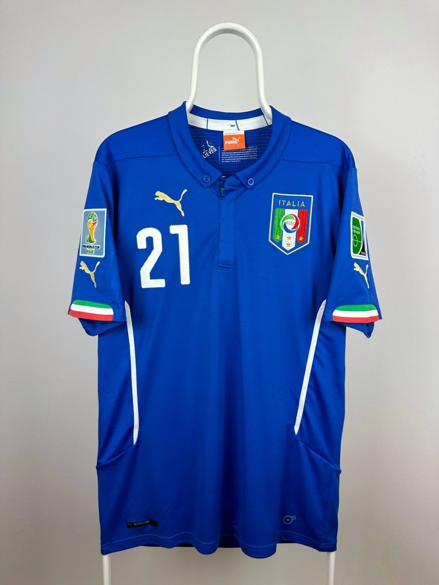 Andrea Pirlo - Italien 2014 hjemmebane trøje L 🇮🇹 Fodboldshoppen_dk 2