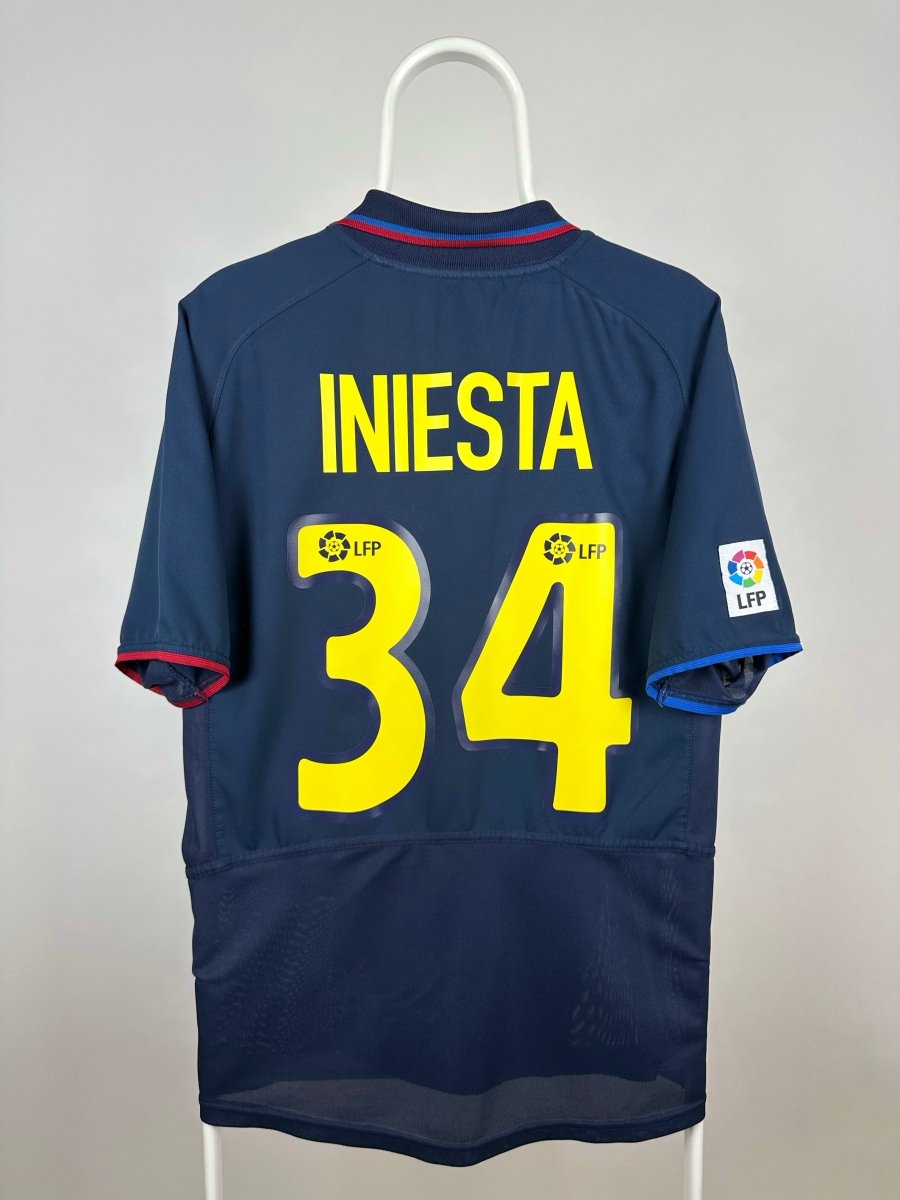 Andres Iniesta - FC Barcelona 2002/03 udebane trøje M 🇪🇸 Fodboldshoppen_dk 1