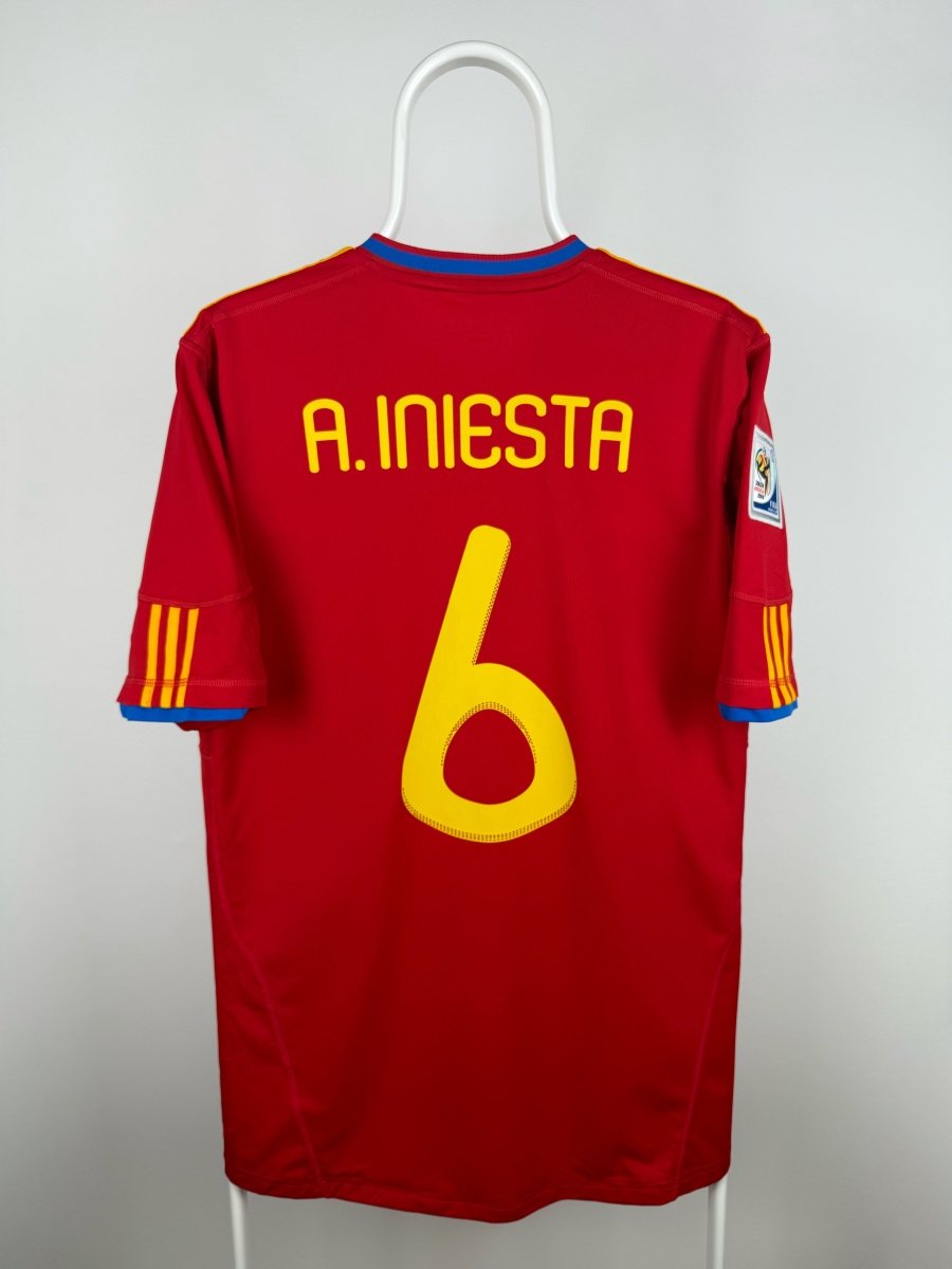 Andres Iniesta - Spanien 2010 hjemmebane trøje M 🇪🇸 Fodboldshoppen_dk 1