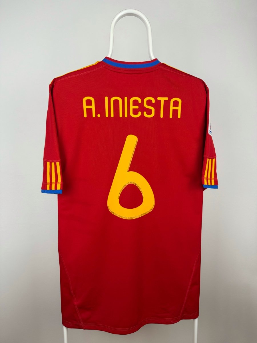 Andres Iniesta - Spanien 2010 hjemmebane trøje L 🇪🇸 Fodboldshoppen_dk 1