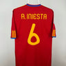 Andres Iniesta - Spanien 2010 hjemmebane trøje L 🇪🇸 Fodboldshoppen_dk 1