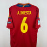 Andres Iniesta - Spanien 2012 hjemmebane trøje L 🇪🇸 Fodboldshoppen_dk 1