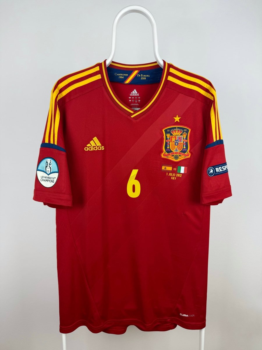 Andres Iniesta - Spanien 2012 hjemmebane trøje L 🇪🇸 Fodboldshoppen_dk 2