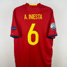 Andres Iniesta - Spanien 2016 hjemmebane trøje XL 🇪🇸 Fodboldshoppen_dk 1