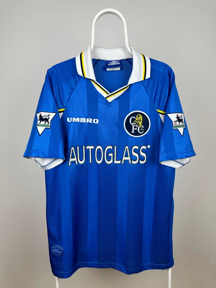 Brian Laudrup - Chelsea 1998/99 hjemmebane trøje L 🇩🇰 Fodboldshoppen_dk 2