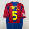 Carlos Puyol - FC Barcelona 2002/03 hjemmebane trøje M 🇪🇸 Fodboldshoppen_dk 1