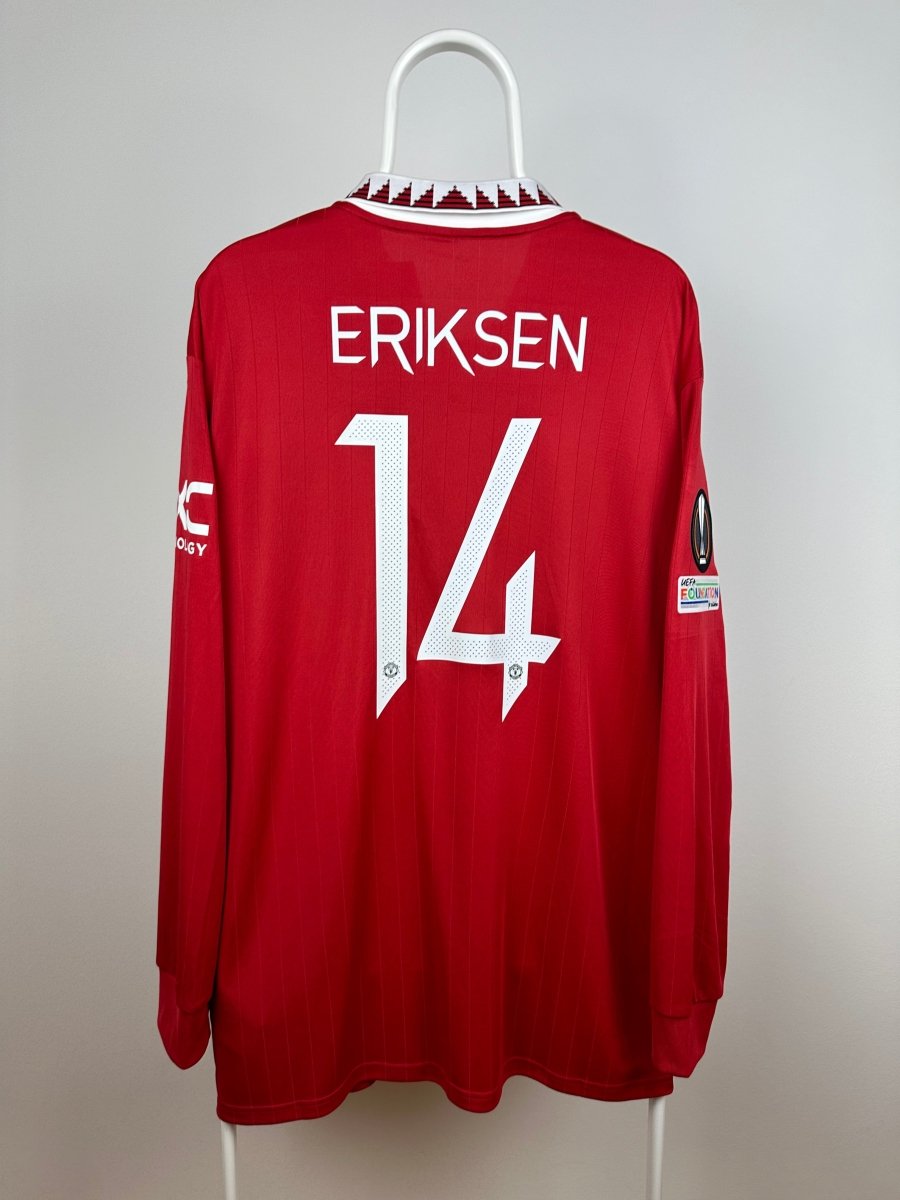 Christian Eriksen - Manchester United 2022/23 hjemmebane trøje L 🇩🇰 Fodboldshoppen_dk 1