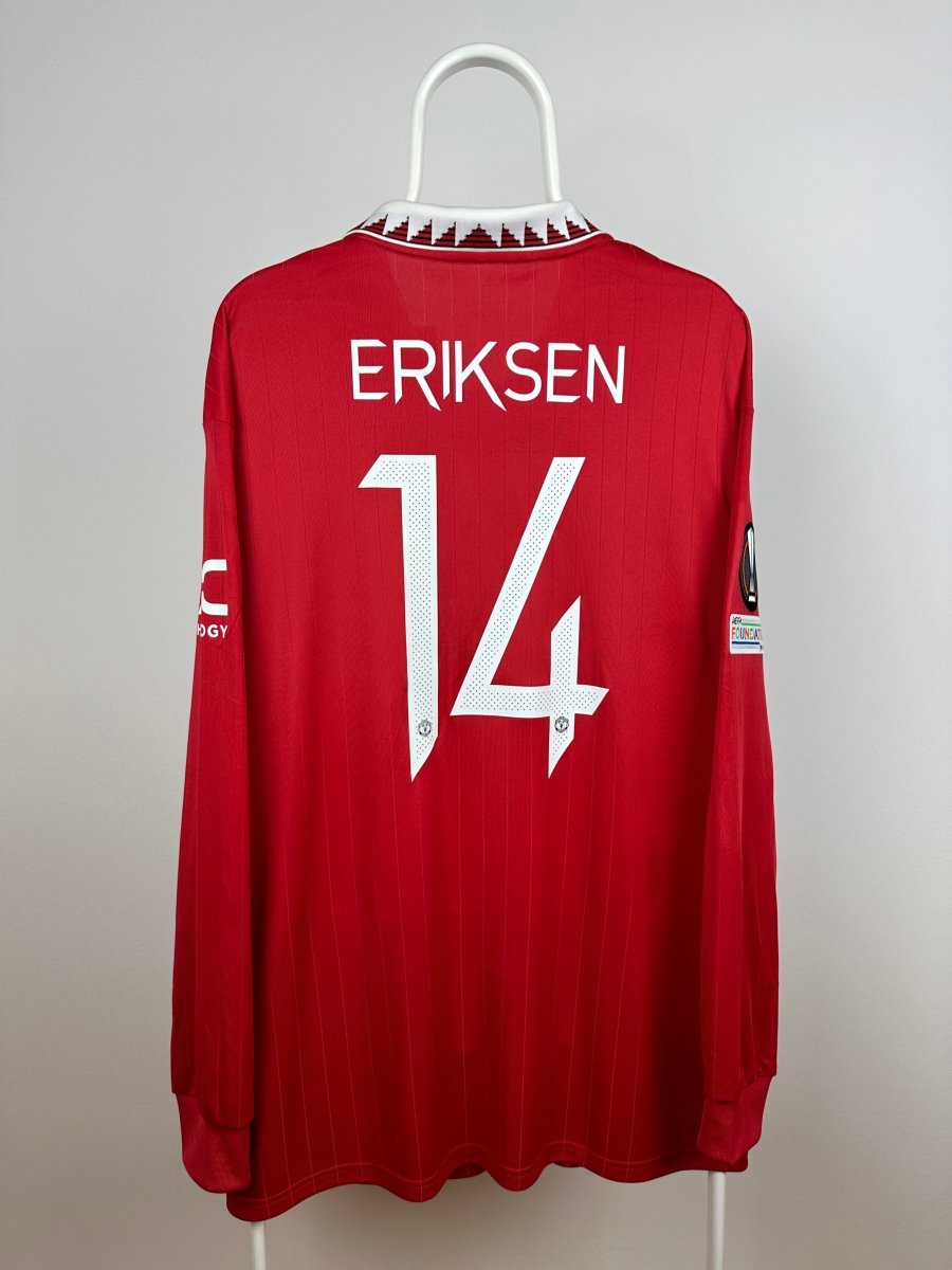 Christian Eriksen - Manchester United 2022/23 hjemmebane trøje L 🇩🇰 Fodboldshoppen_dk 1