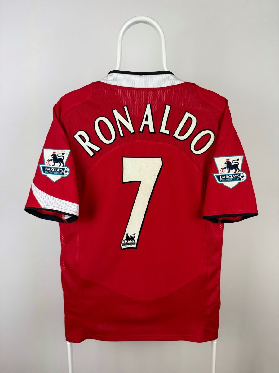 Cristiano Ronaldo - Manchester United 2004/05 hjemmebane trøje M 🇵🇹 Fodboldshoppen_dk 1