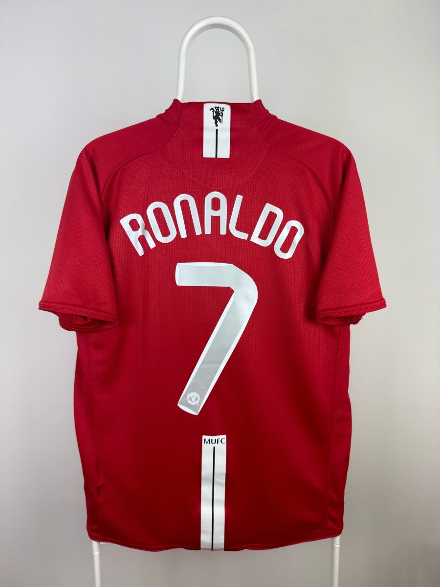 Cristiano Ronaldo - Manchester United 2007/08 hjemmebane trøje M 🇵🇹 Fodboldshoppen_dk 1