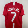 Cristiano Ronaldo - Manchester United 2007/08 hjemmebane trøje M 🇵🇹 Fodboldshoppen_dk 1