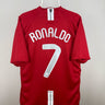 Cristiano Ronaldo - Manchester United 2007/08 hjemmebane trøje XL 🇵🇹 Fodboldshoppen_dk 1