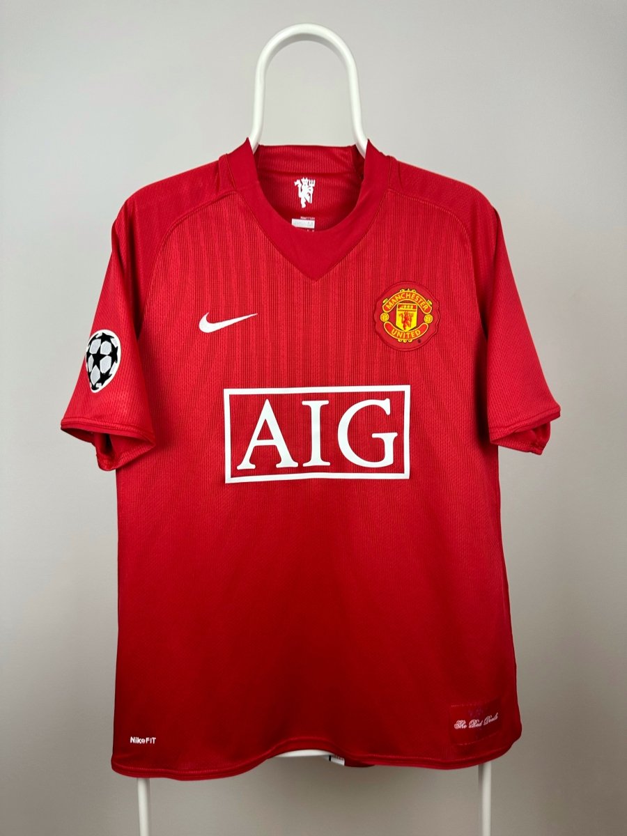 Cristiano Ronaldo - Manchester United 2007/08 hjemmebane trøje M 🇵🇹 Fodboldshoppen_dk 2