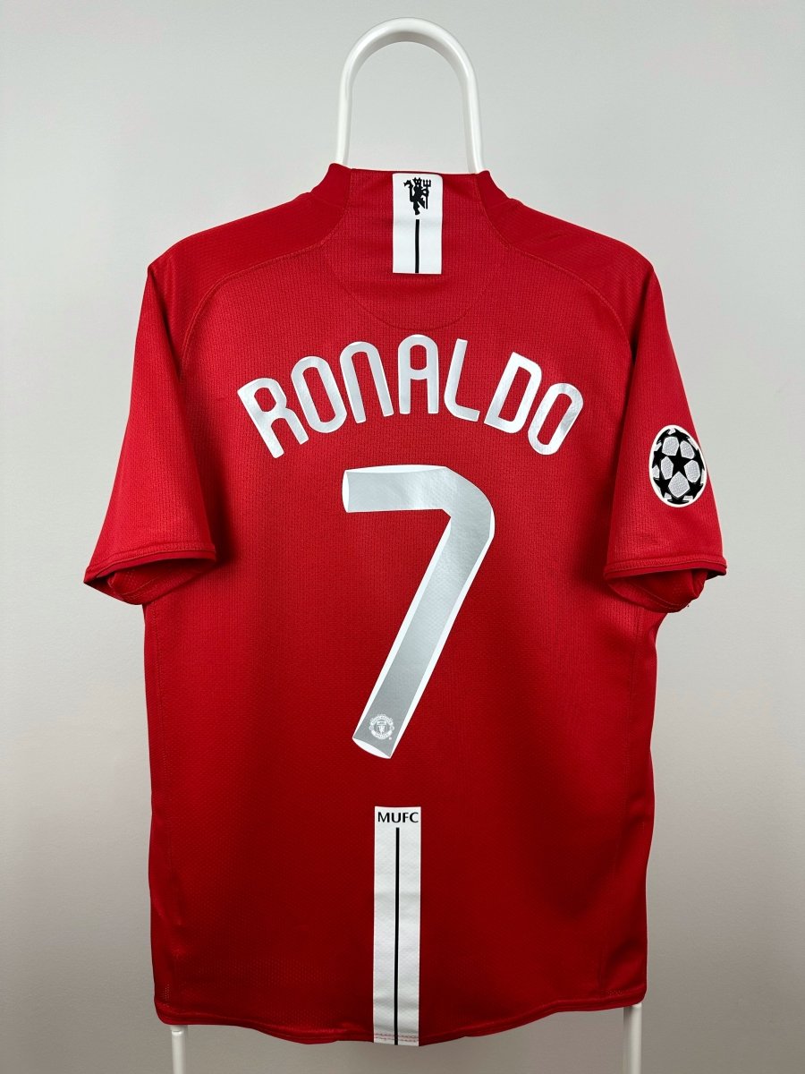 Cristiano Ronaldo - Manchester United 2007/08 hjemmebane trøje M 🇵🇹 Fodboldshoppen_dk 1