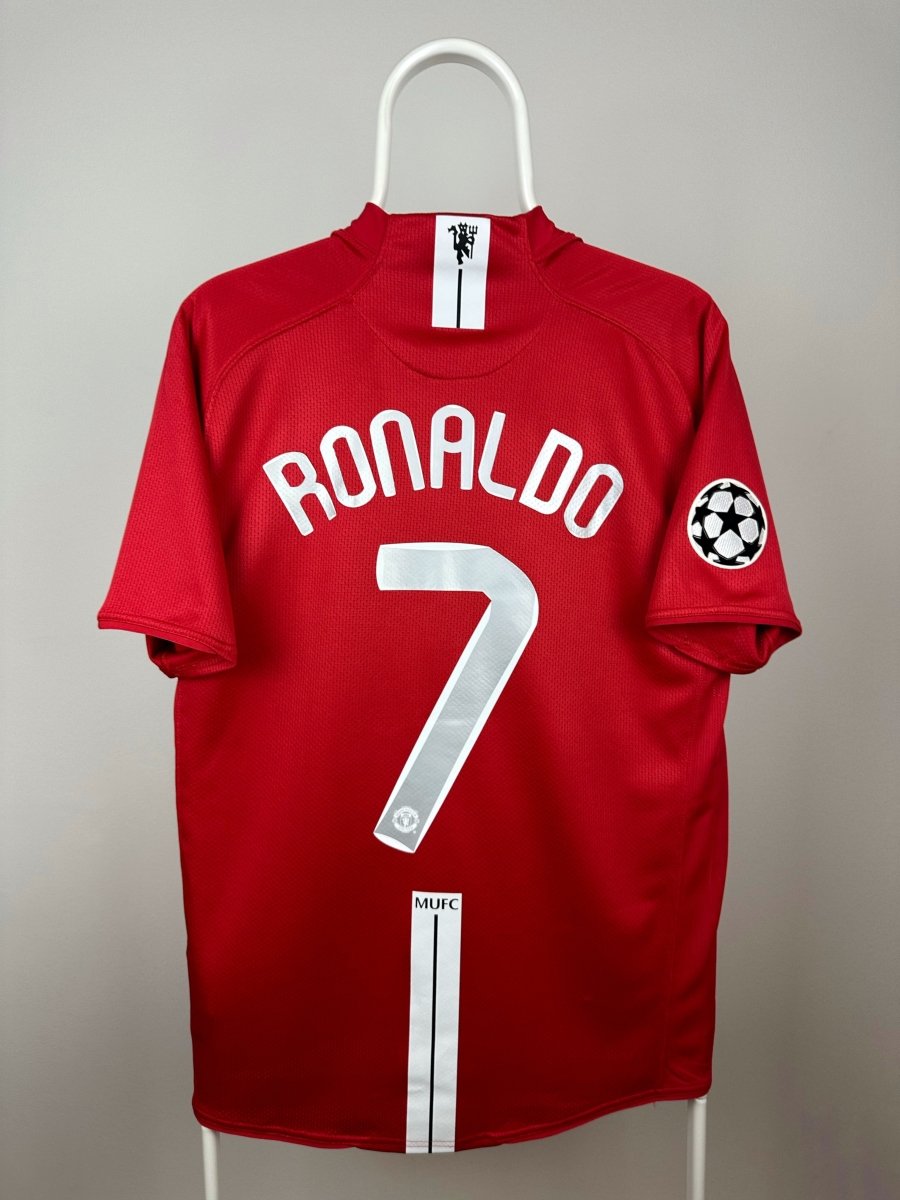 Cristiano Ronaldo - Manchester United 2007/08 hjemmebane trøje M 🇵🇹 Fodboldshoppen_dk 1